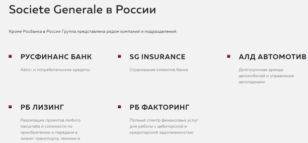 rosbank.ru состоит в группе Societe Generale