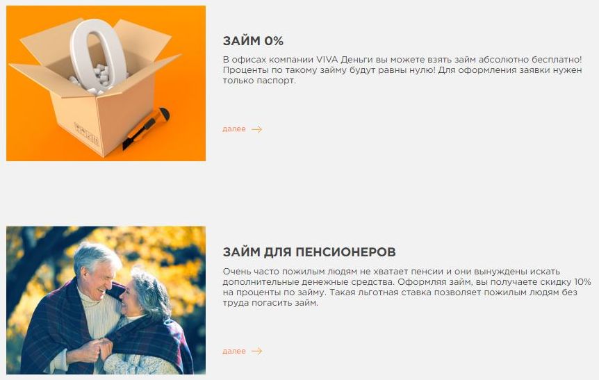 vivadengi.ru акции