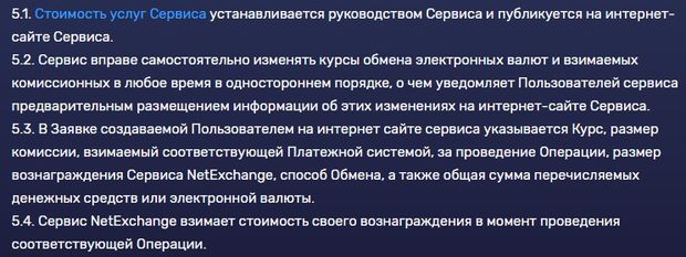 netexchange.ru пользовательское соглашение