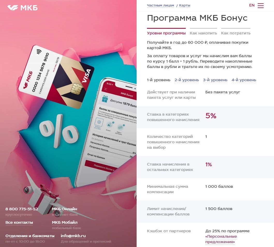mkb.ru бонусы