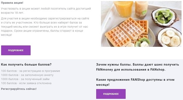 fanmoney.ru бонусная программа