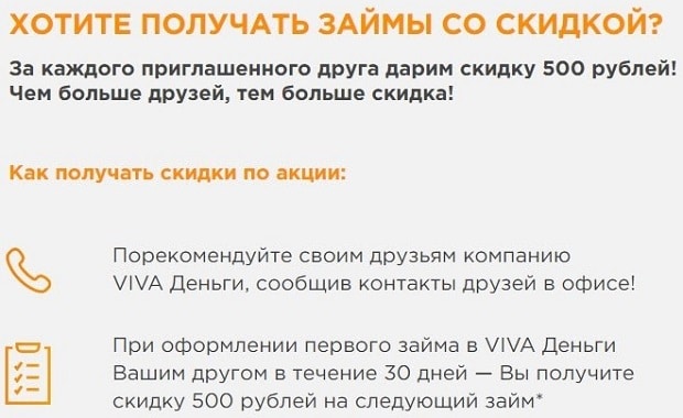 vivadengi.ru акция пригласите друга