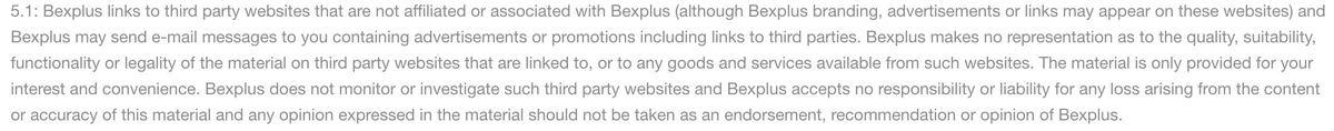 Условия торговли на бирже bexplus.com