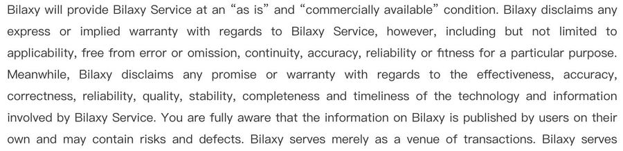 bilaxy.com информация о рисках
