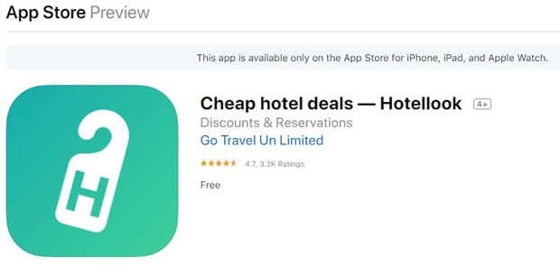 Hotellook мобильное приложение