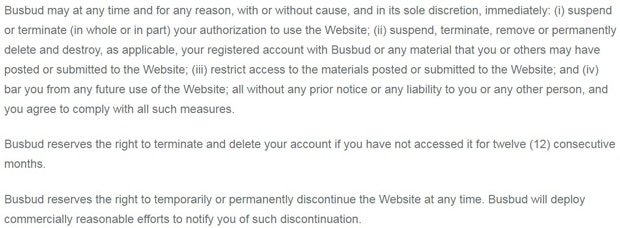 busbud.com блокировка доступа к сайту
