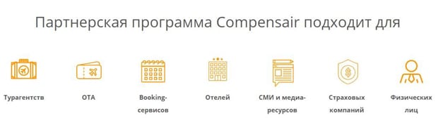 compensair.com партнерская программа