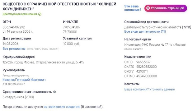 interhome.ru регистрационные данные