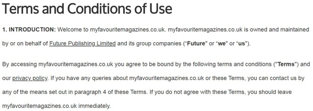 myfavouritemagazines.co.uk пользовательское соглашение