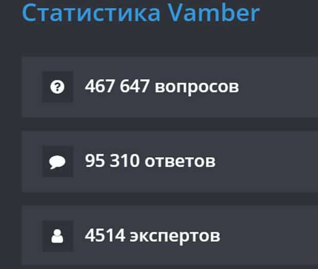 vamber.ru отзывы клиентов
