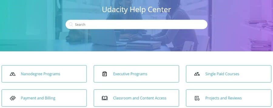 udacity.com служба поддержки