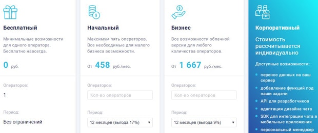 webim.ru тарифы