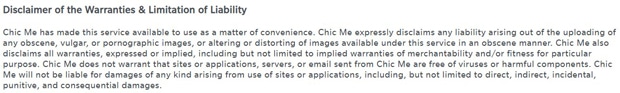 chicme.com ответственность