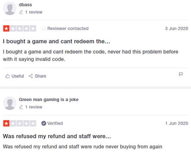 Green Man Gaming отзывы