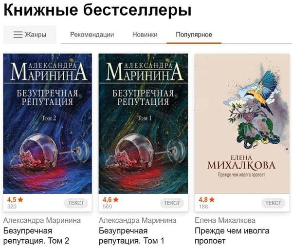 litres.ru книжные бестселлеры