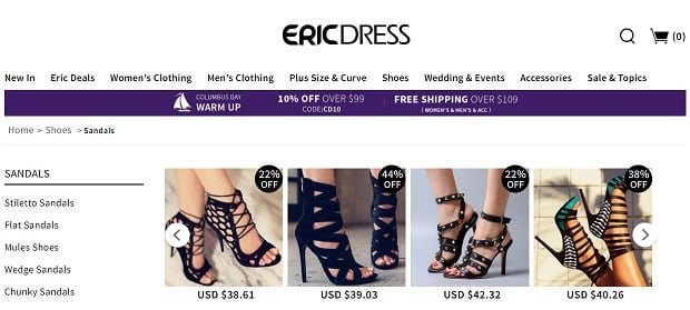 Ericdress распродажа обуви