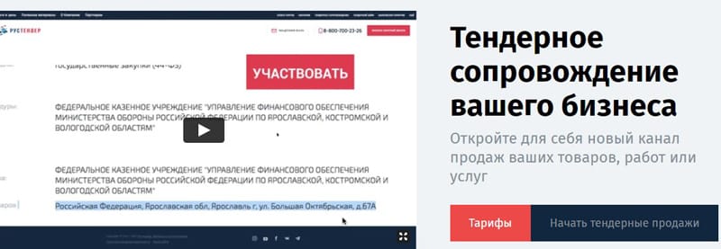 tender-rus.ru тендерное сопровождение