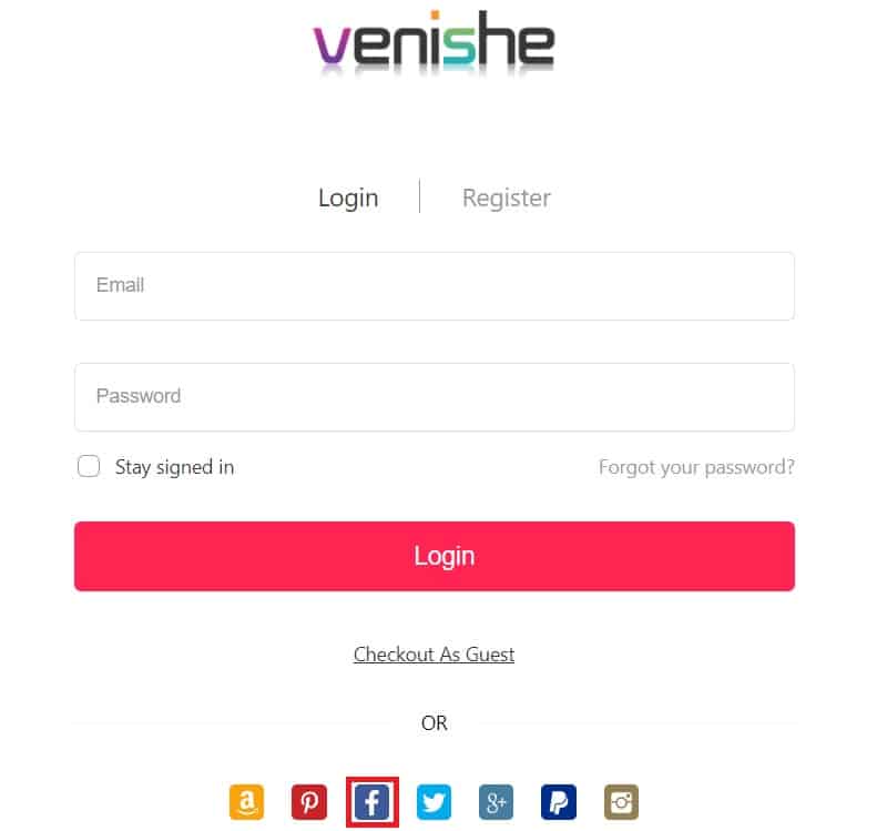 venishe.com скидка за авторизацию