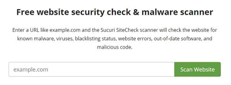 sucuri.net сканер безопасности сайта