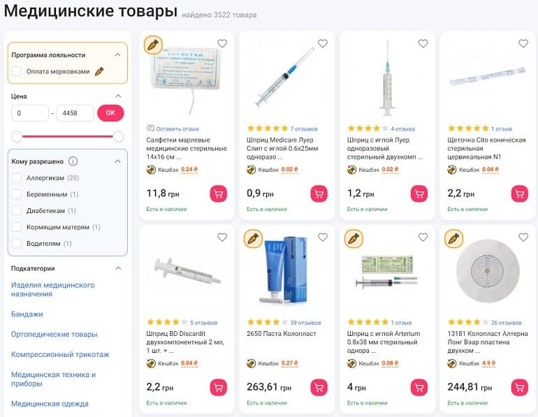 apteka24.ua медицинские товары