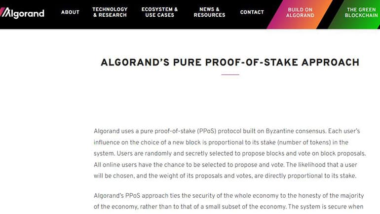 Algorand и PpoS